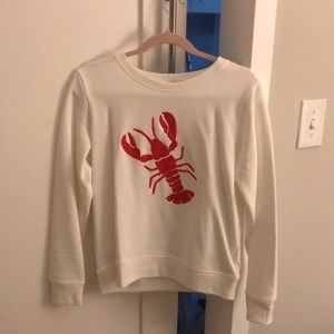 JCrew Factory Lobster Sweater